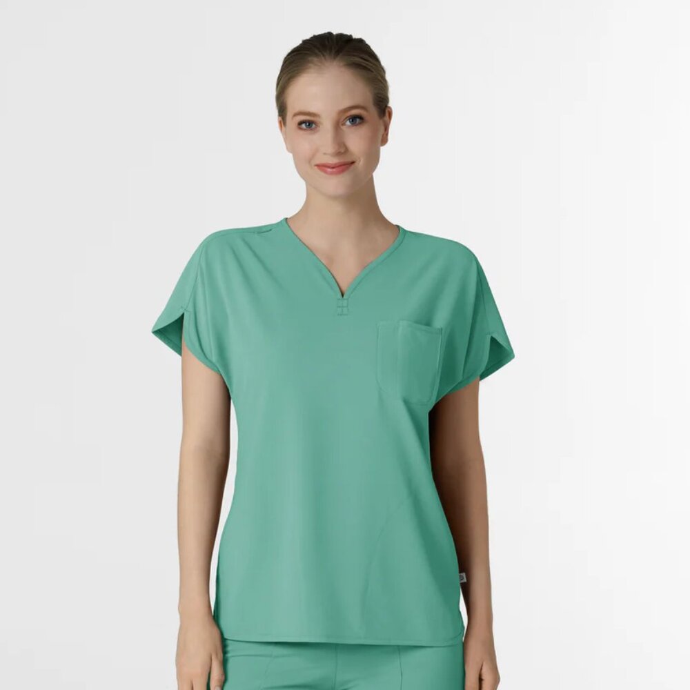RENEW Women's Dolman Scrub Top WINK XL Turquoise